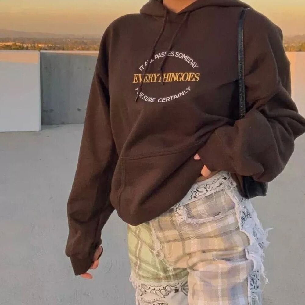 BTS Private Paradise EVERYTHING GOES Sweatshirt / Brown Size Medium